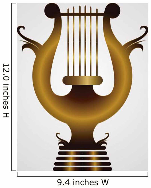Lyre Wall Decal