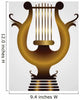 Lyre Wall Decal