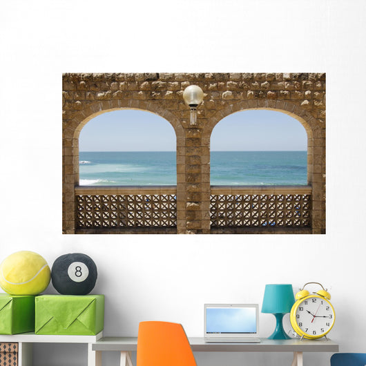 Arches to Sea Wall Decal
