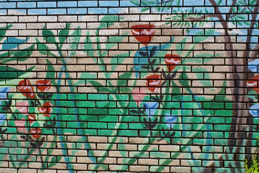 Flowers Graffiti Wall Decal