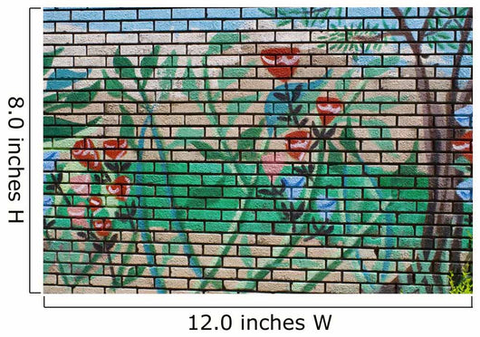 Flowers Graffiti Wall Decal