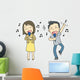 Singing Karaoke Music Wall Decal