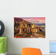 Beautiful Panoramic Tbilisi Sunset Wall Decal