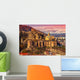 Beautiful Panoramic Tbilisi Sunset Wall Decal
