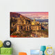 Beautiful Panoramic Tbilisi Sunset Wall Decal
