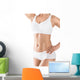 Woman's Body Marked out Wall Decal