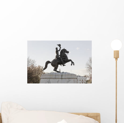 Statue President Andrew Jackson Wall Decal