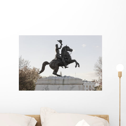 Statue President Andrew Jackson Wall Decal