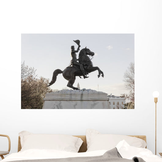 Statue President Andrew Jackson Wall Decal