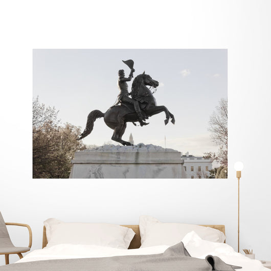 Statue President Andrew Jackson Wall Decal