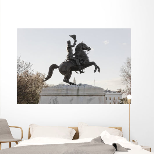Statue President Andrew Jackson Wall Decal
