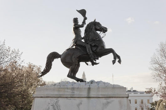 Statue President Andrew Jackson Wall Decal