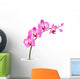 Branch Pink Orchid White Wall Decal