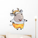 small cow Cartoon Wall Decal