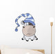 Small cow Cartoon Wall Decal