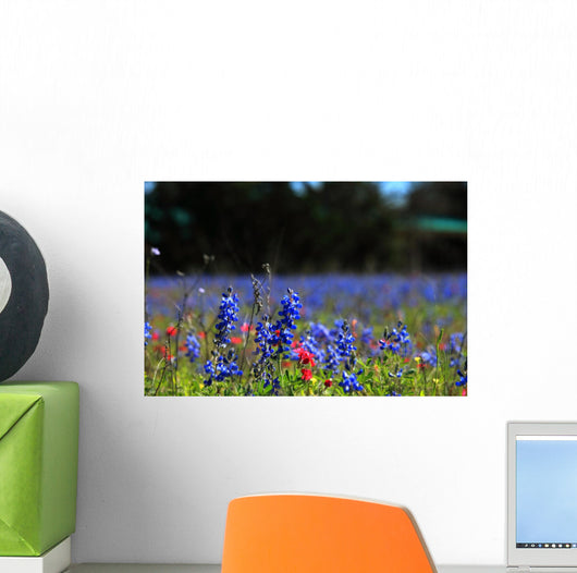 Bluebonnet Fever Wall Decal