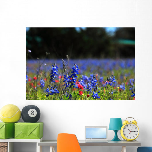 Bluebonnet Fever Wall Decal
