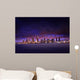 Colorful Night Time Cityscape Wall Decal