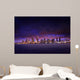 Colorful Night Time Cityscape Wall Decal