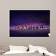Colorful Night Time Cityscape Wall Decal