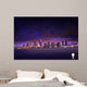 Colorful Night Time Cityscape Wall Decal