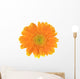 Yellow Flower Gerber White Wall Decal