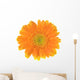 Yellow Flower Gerber White Wall Decal