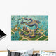 Traditional Chinese Blue Dragon Wall Decal