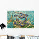 Traditional Chinese Blue Dragon Wall Decal