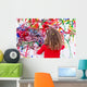 Young Kid Painting Abstract Wall Decal