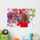 Young Kid Painting Abstract Wall Decal