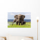 African Elephant Family Chobe Wall Decal