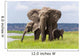 African Elephant Family Chobe Wall Decal