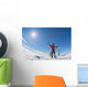 Ski Touring Sunny Day Wall Decal