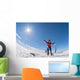Ski Touring Sunny Day Wall Decal