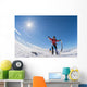 Ski Touring Sunny Day Wall Decal