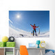 Ski Touring Sunny Day Wall Decal
