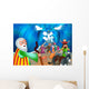 Moses and Red Sea Wall Decal