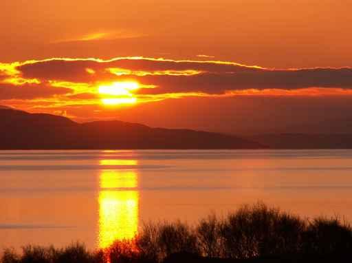 Sunrise Reflection over Lake Wall Decal