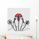 Design with Five Microphone Wall Decal