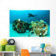 Scuba Diving Diver Shipwreck Wall Decal