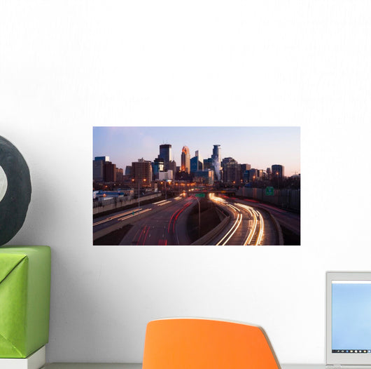 Rush Hour Traffic Elevated Wall Decal