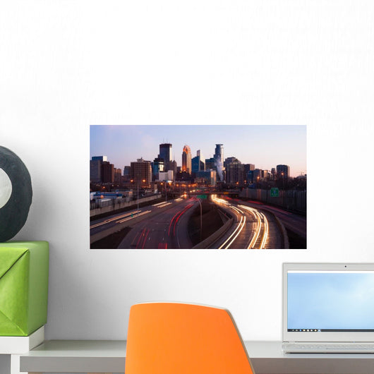 Rush Hour Traffic Elevated Wall Decal