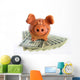 Clay Piggy over Usd Wall Decal