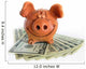 Clay Piggy over Usd Wall Decal