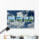 Landscape Photographs Hanging Clothesline Wall Decal
