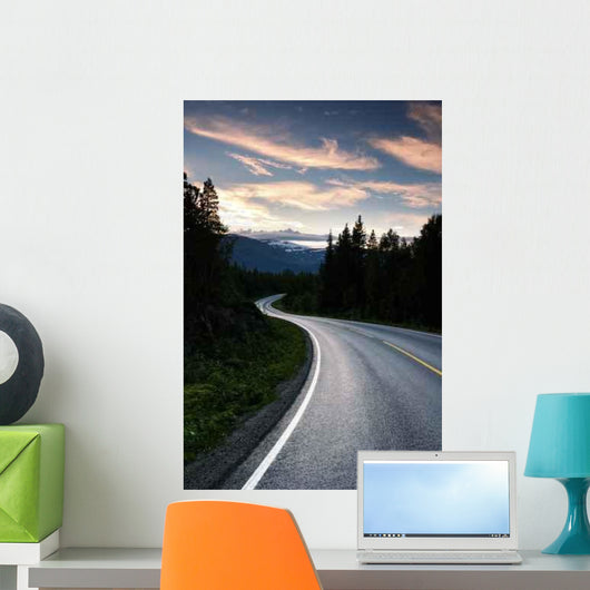 Norway Road Wall Decal