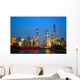 Shanghai Skyline China Wall Decal