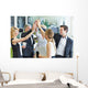 Business Team High Five Wall Decal