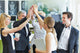 Business Team High Five Wall Decal